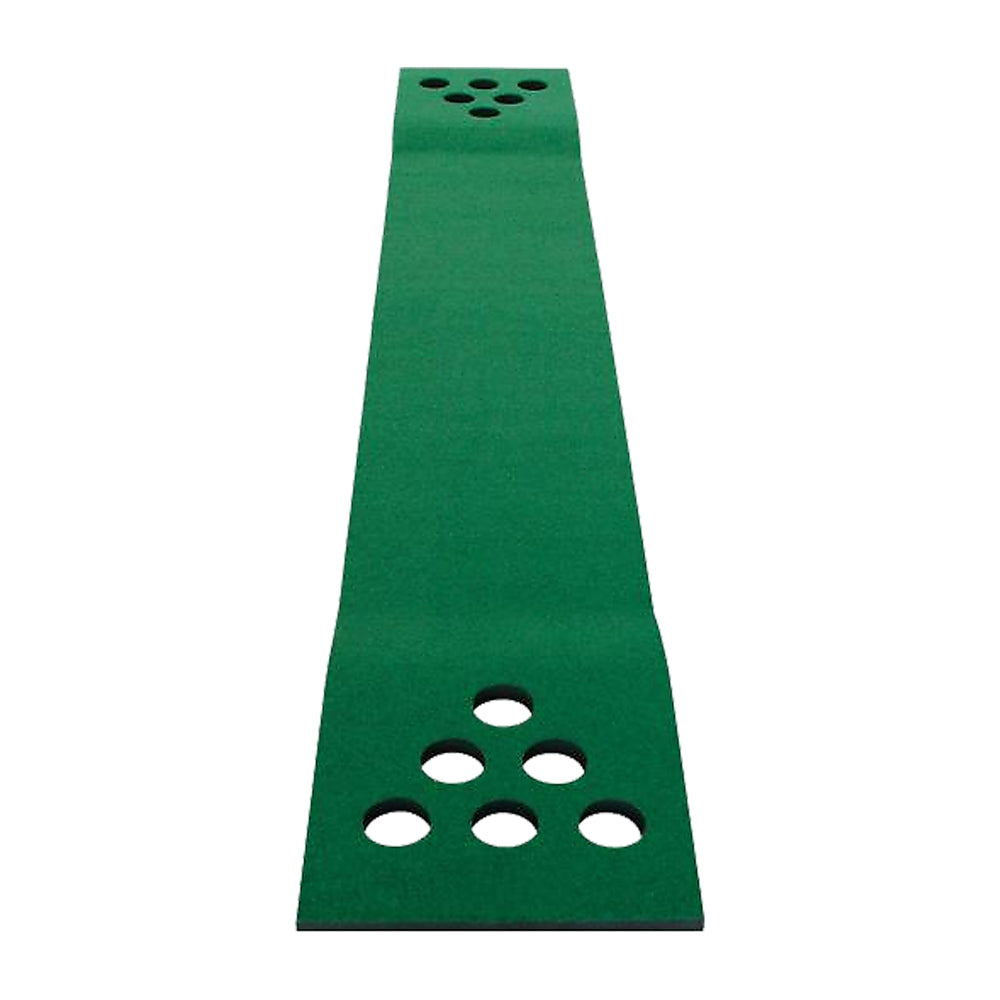 Ultimate Golf Beer Pong Game Set - Fun Putting Mat with 2 Putters & 6 Colorful Balls