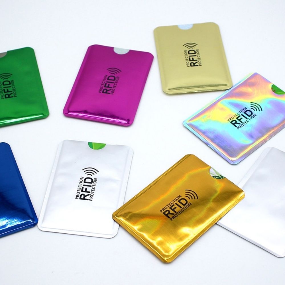 Anti Theft RFID Blocking Aluminum NFC Anti Scanning ID Bank Credit Card Case