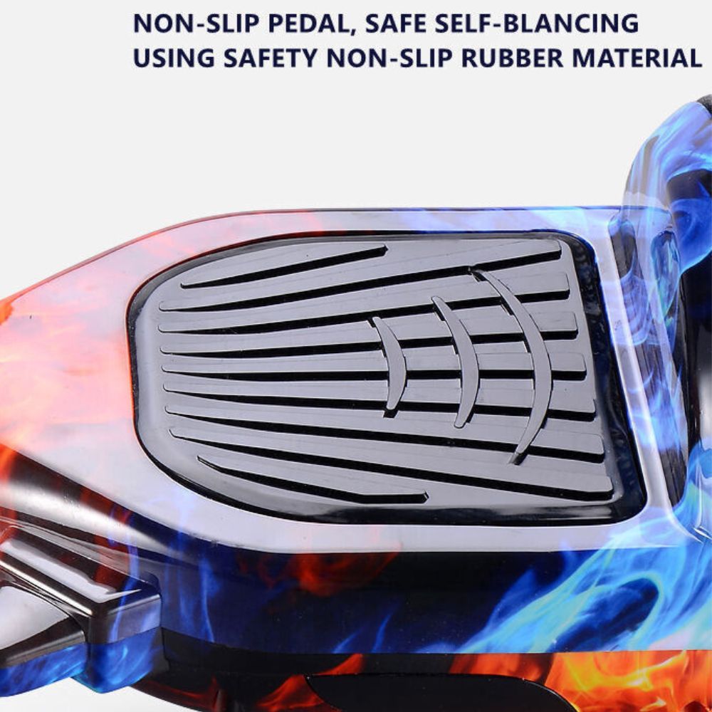 6.5inch Wheel Electric Self Balancing Hoverboard with LED Lights & Bluetooth Speakers - Blue Starry Sky