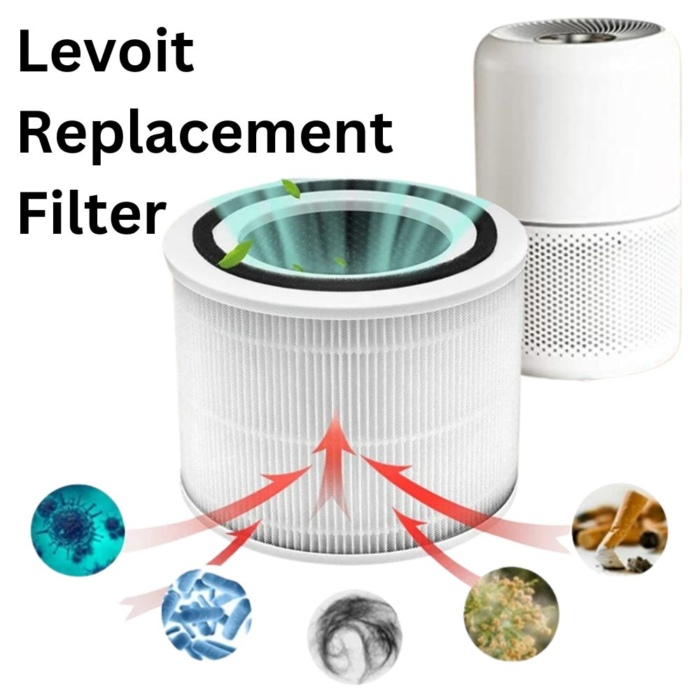 Air Purifier Filters for Levoit Core 300-RF Filter Replacement Part (White)