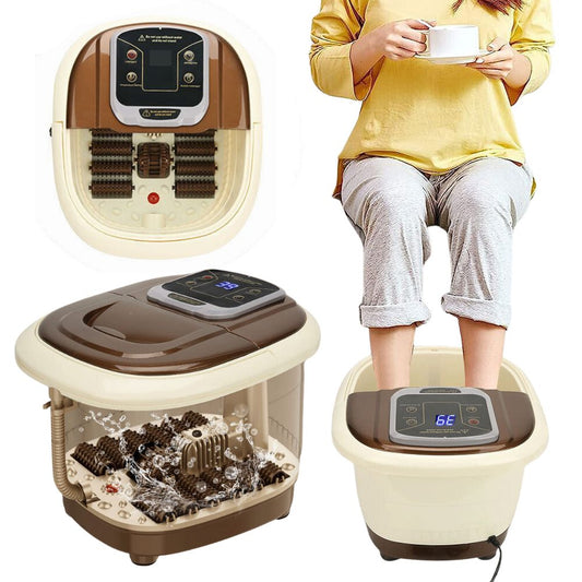 Electric Foot Spa Massager Tub Bucket Basin Soothing Footbath Therapy