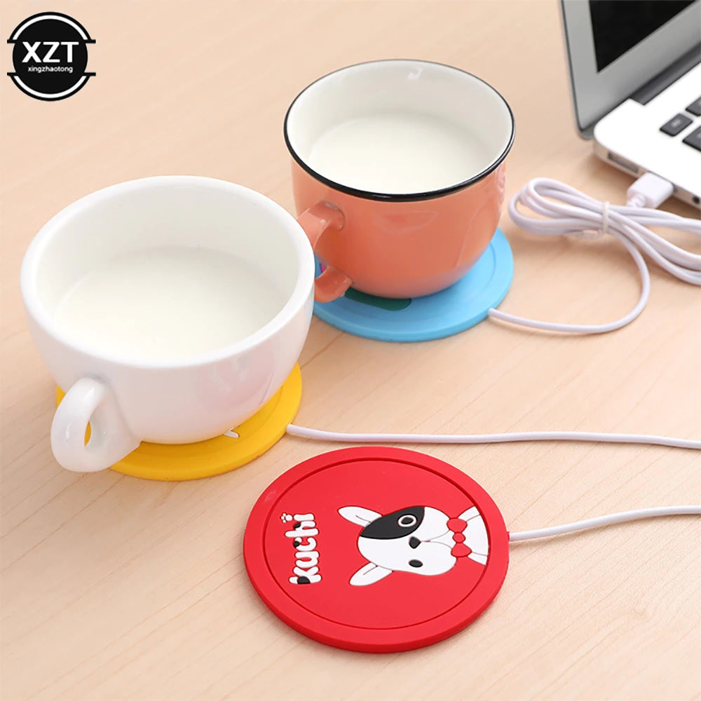 Smart USB Coffee Mug Warmer Tea Milk Cup Heater Pad Heating Plate Home Office