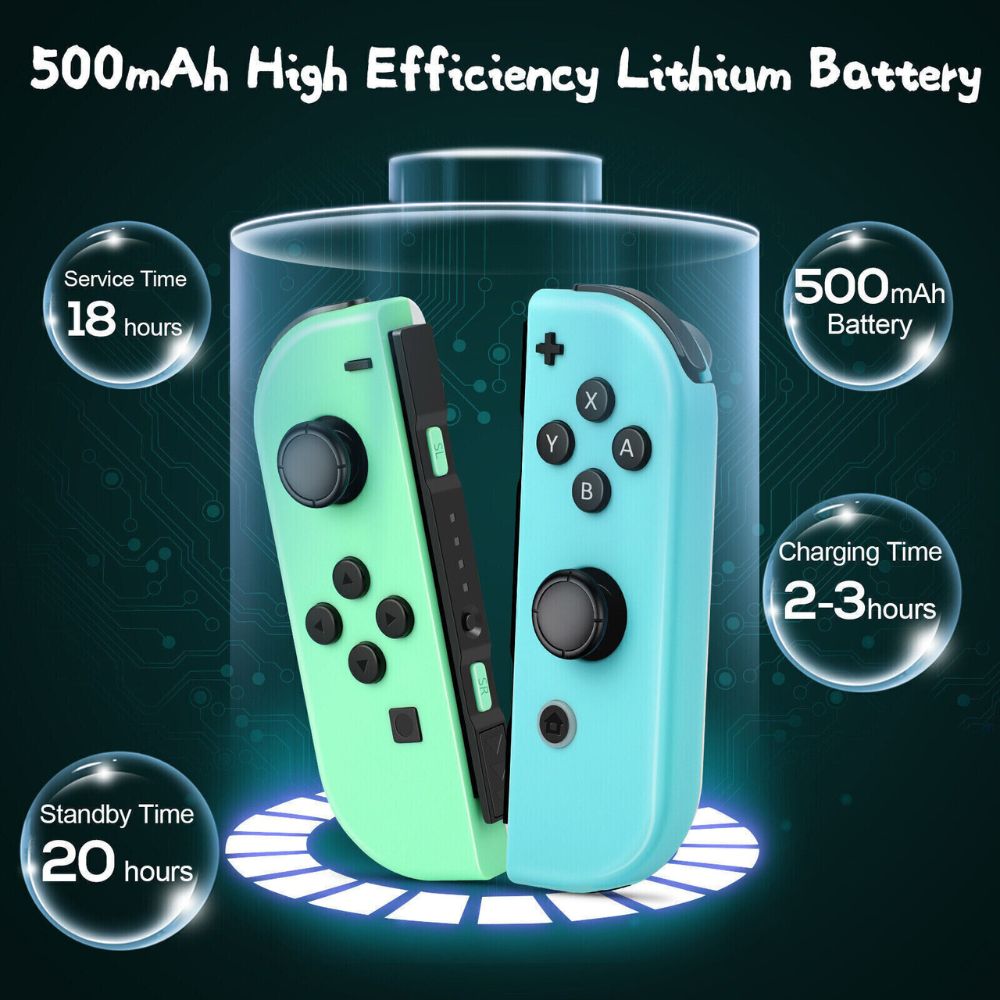 Wireless Controller Gamepad For Nintendo Switch Joy Con Left + Right