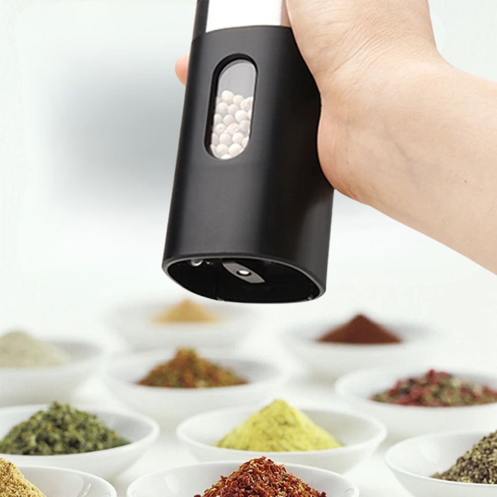 2pcs Salt And Pepper Grinder Set Electric Rechargeable Salt And Pepper Mill