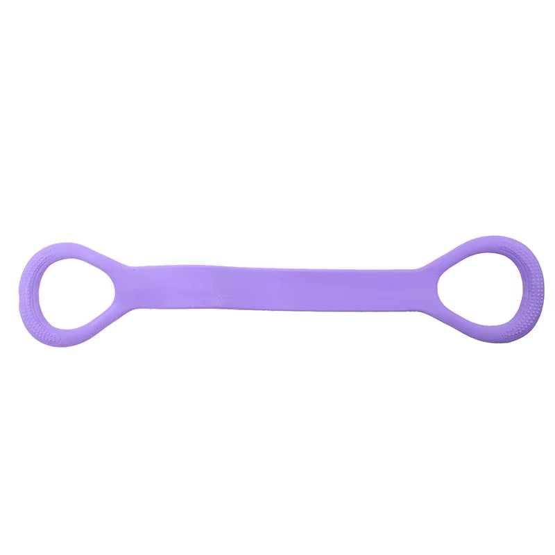 8-Character Elastic Belt Yoga Auxiliary Puller for Home Fitness - Women's Open Shoulder and Back Stretcher