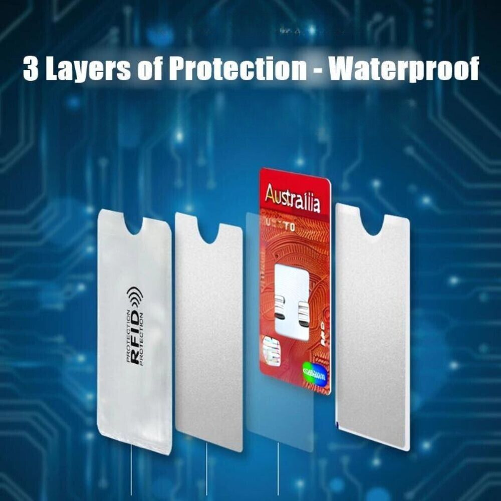 Anti Theft RFID Blocking Aluminum NFC Anti Scanning ID Bank Credit Card Case