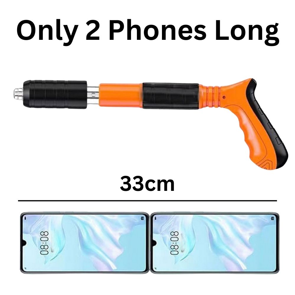 Portable Steel Nail Gun Adjustable Depth Control Lightweight w/ 50-100x Nails