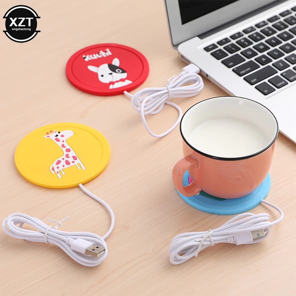Smart USB Coffee Mug Warmer Tea Milk Cup Heater Pad Heating Plate Home Office