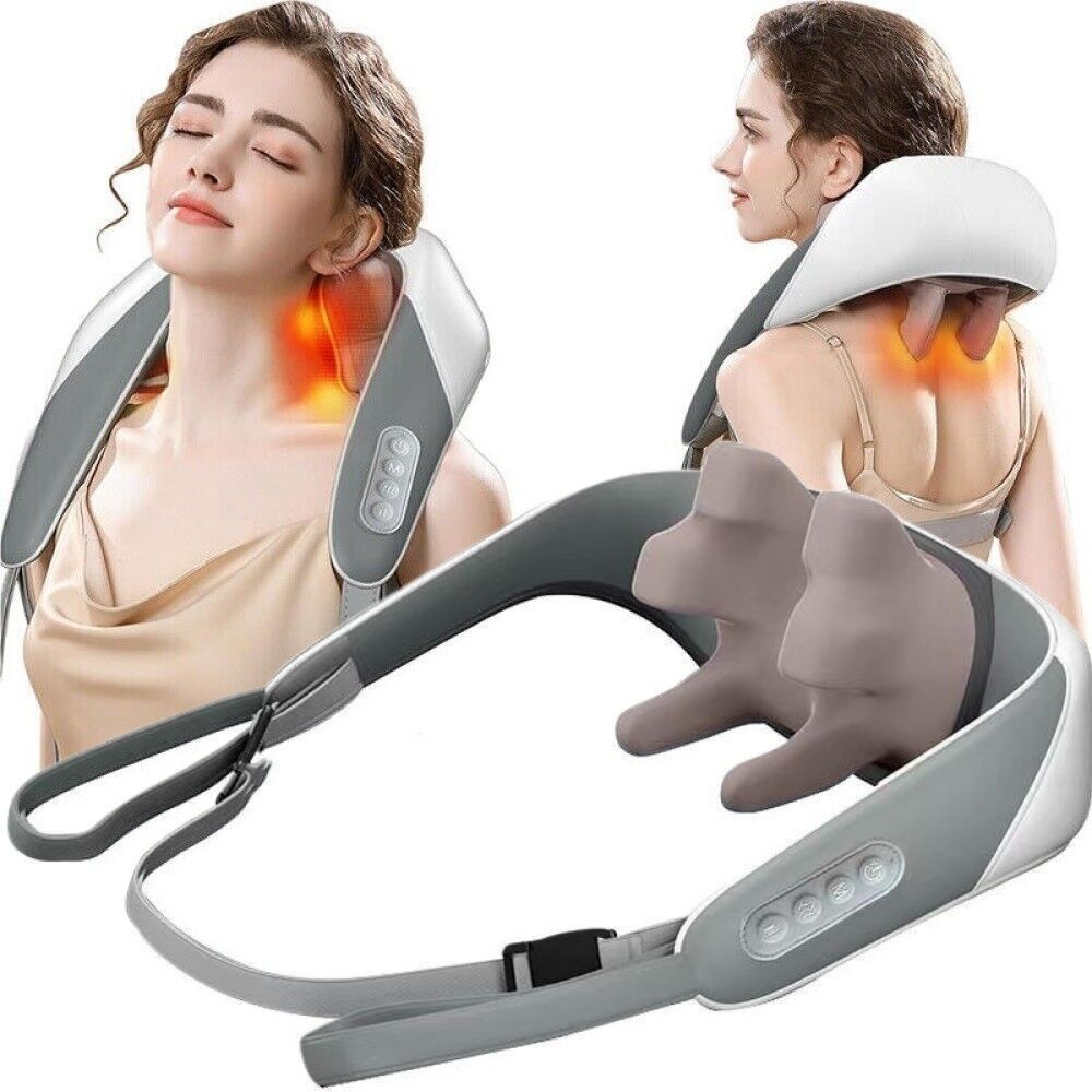 5D Goletsure Neck, Shoulder & Trapezius Massager with Heat For Pain Relief