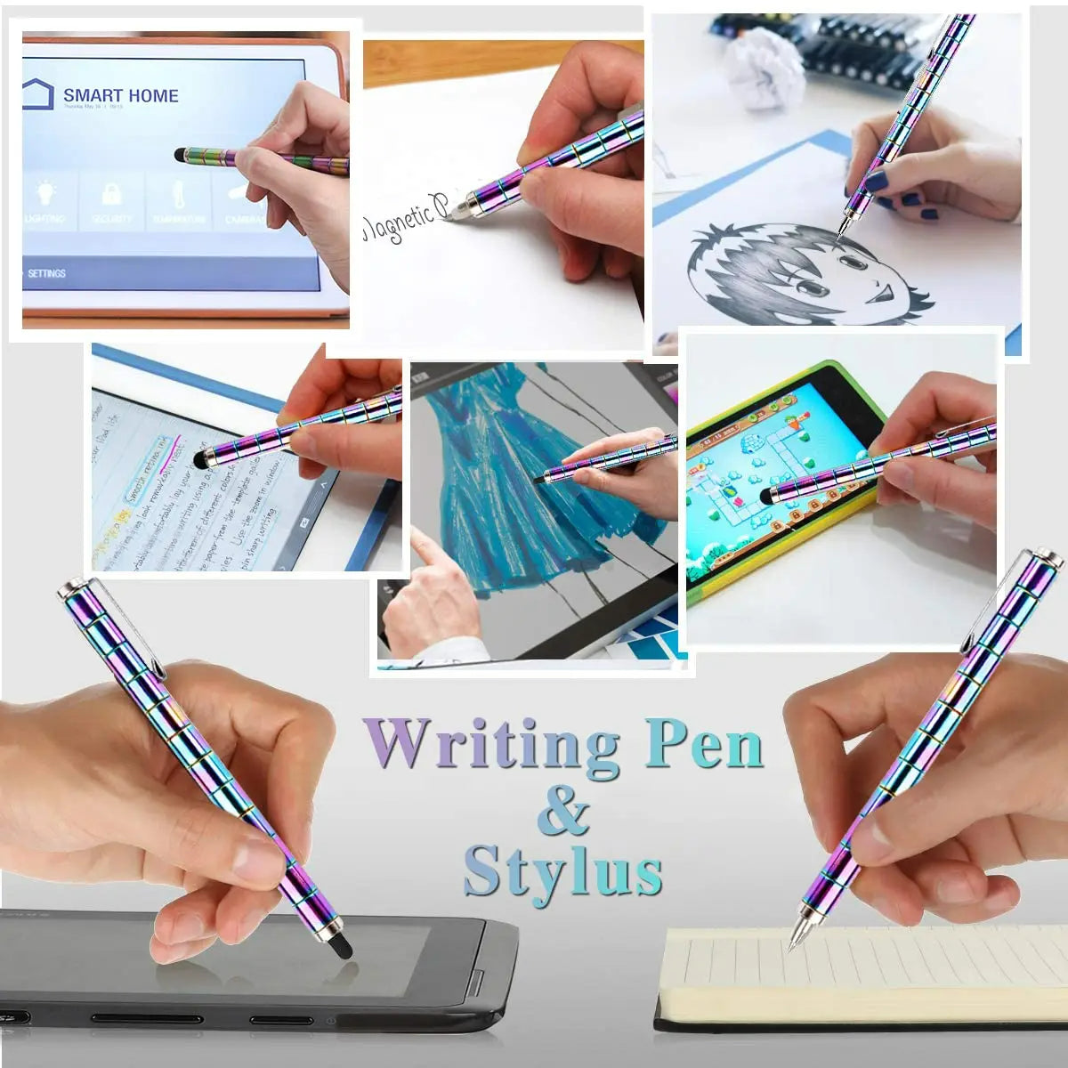 Modular Magnetic Magic Fidget Polar Pen Box Set - Neutral Stress Relief