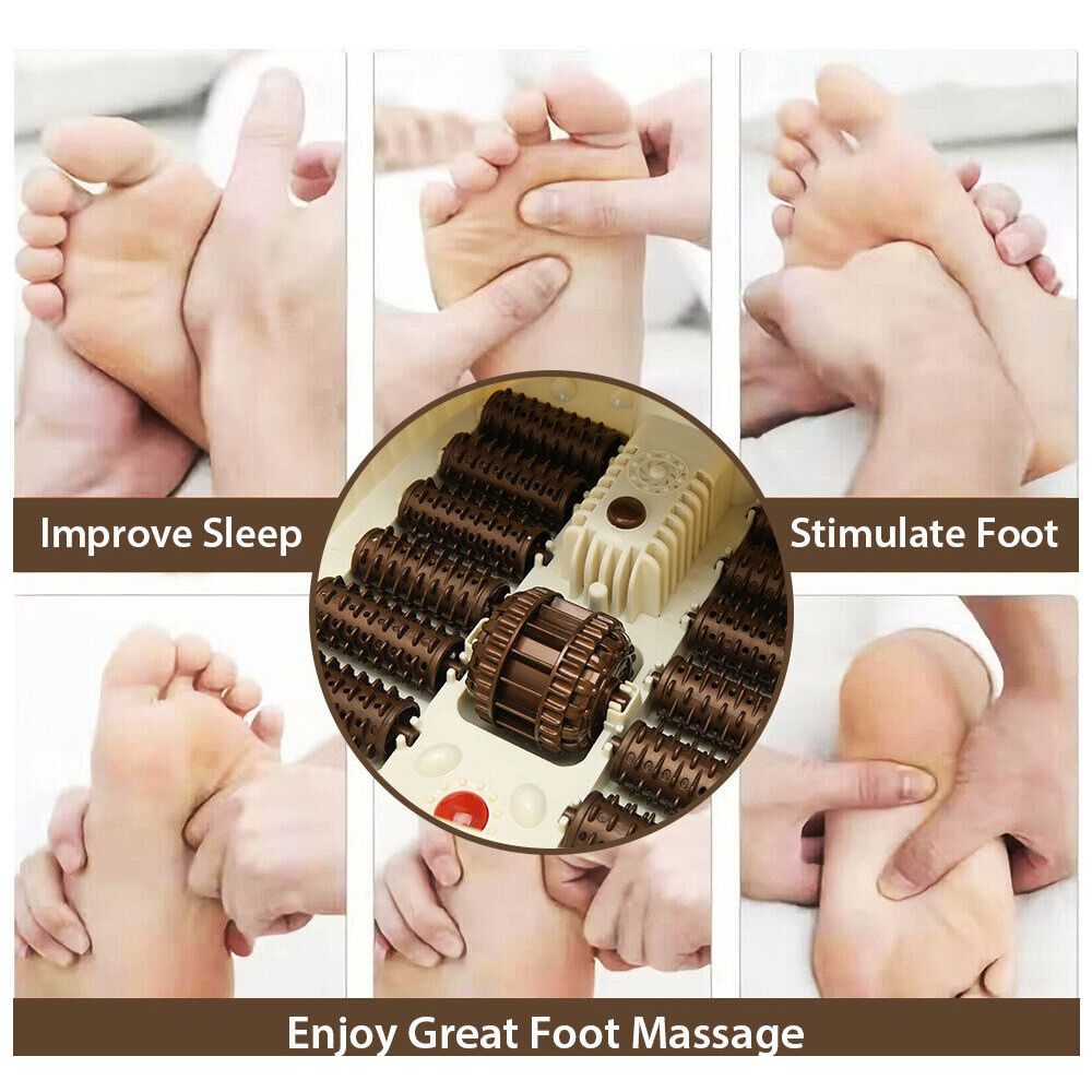 Electric Foot Spa Massager Tub Bucket Basin Soothing Footbath Therapy