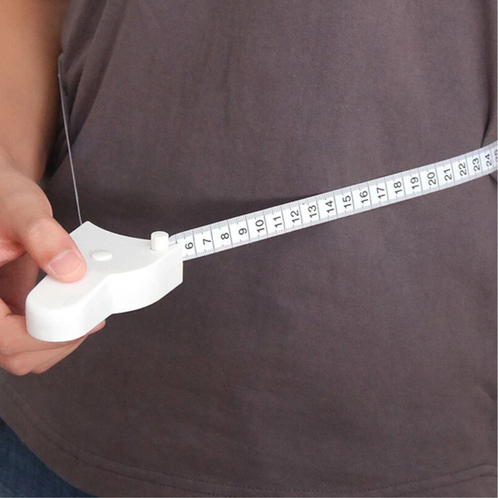 150cm Retractable Body Tape Ruler Body Fat Caliper Accurate Measure Fitness