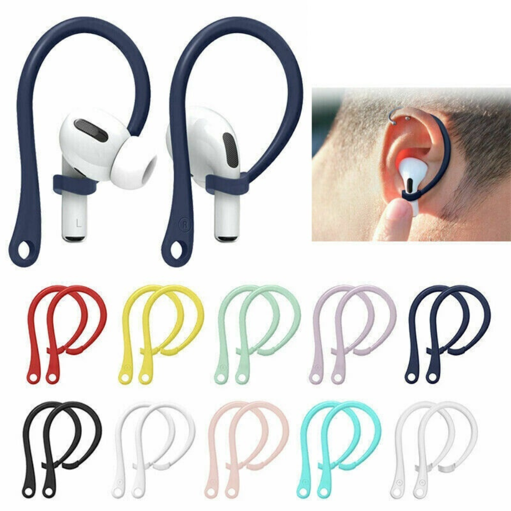 1 x Pair AirPods 3 2 1 Pro 1 2nd 2022 Ear Hooks Anti Lost Secure Ear Hook Holder Loops