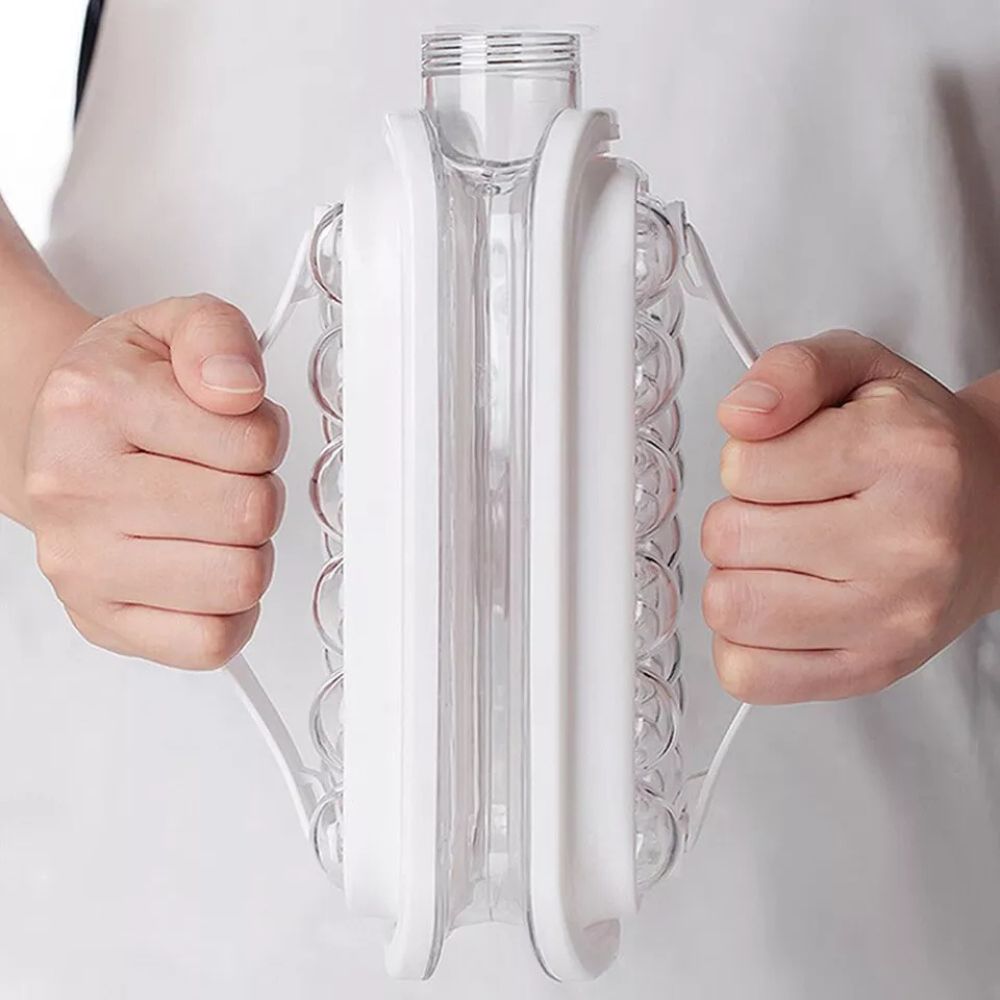 2-in-1 Portable Ice Ball Maker Cube Molds Kettle Cooling Ice for Cocktail