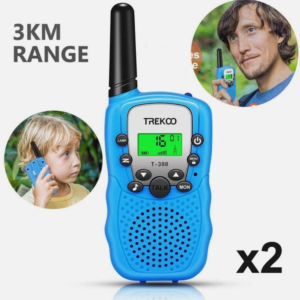 2PCS Kids Portable Walkie Talkie Birthday Gifts Parent-child Interaction Durable