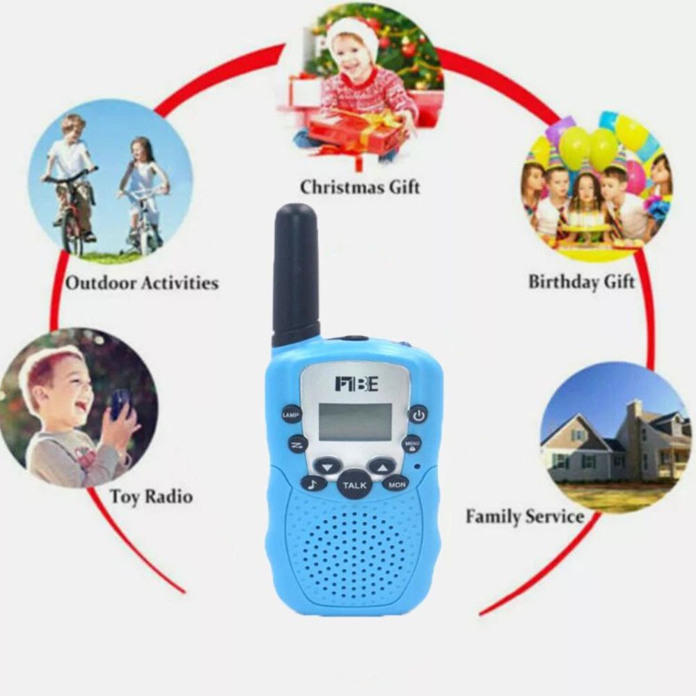 2PCS Kids Portable Walkie Talkie Birthday Gifts Parent-child Interaction Durable