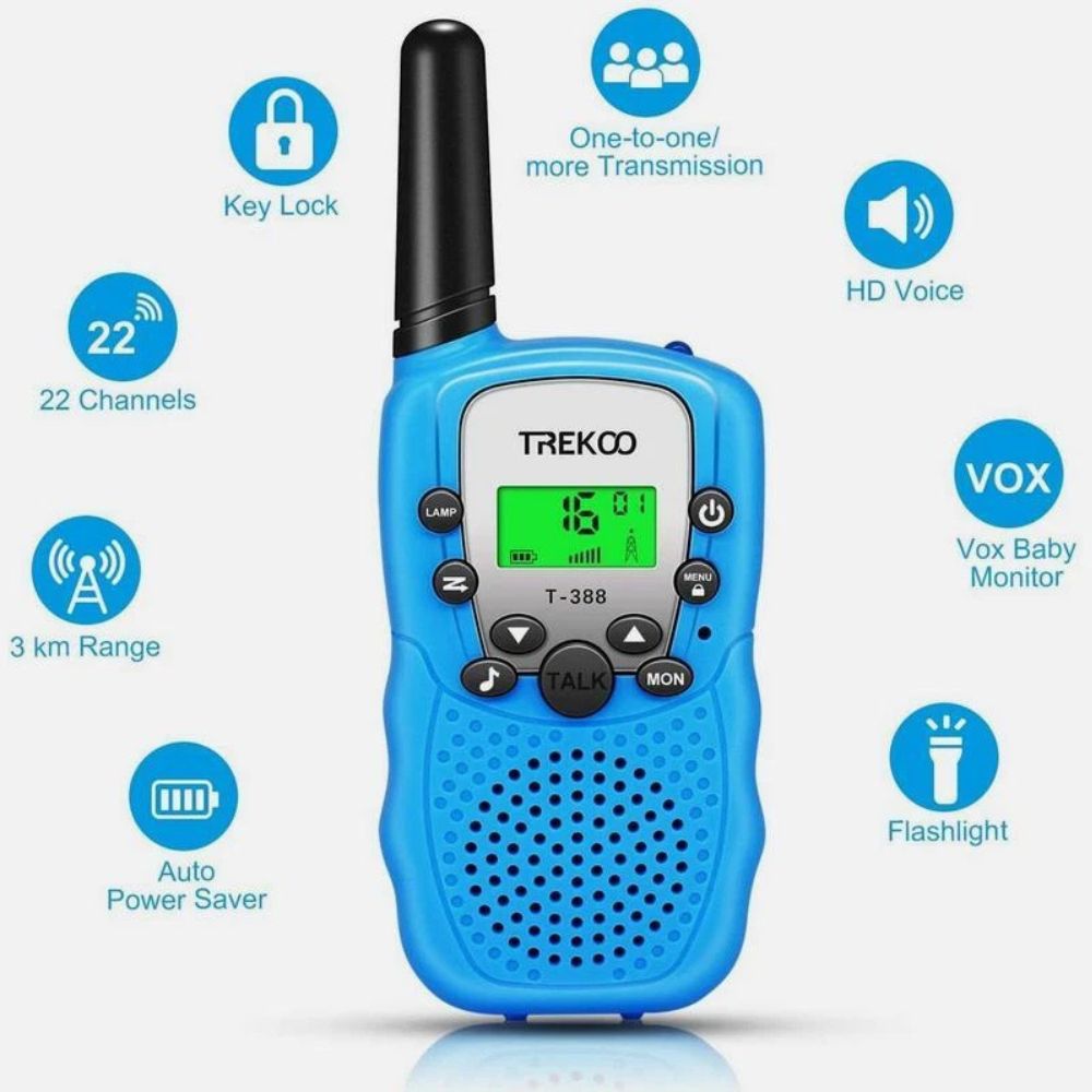 2PCS Kids Portable Walkie Talkie Birthday Gifts Parent-child Interaction Durable
