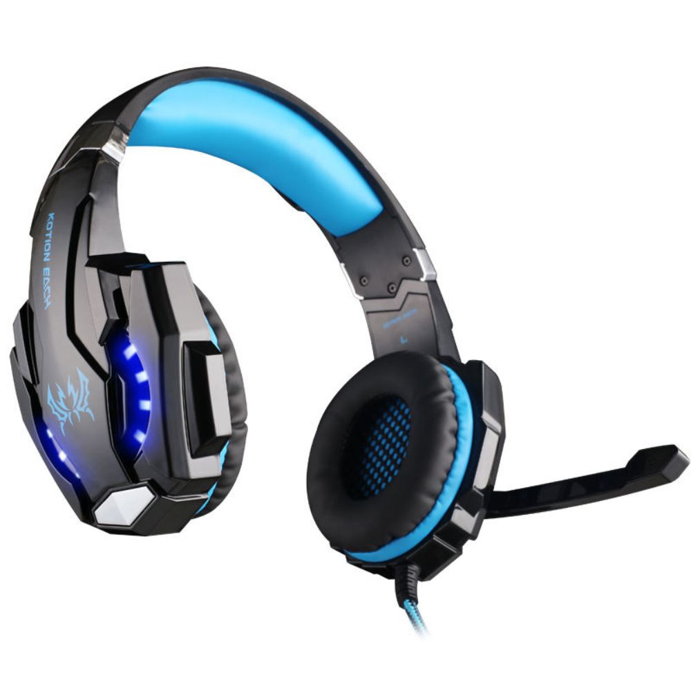 3.5mm Gaming Headset MIC LED Headphones Surround for PC PS4 Xbox One Mac Laptop