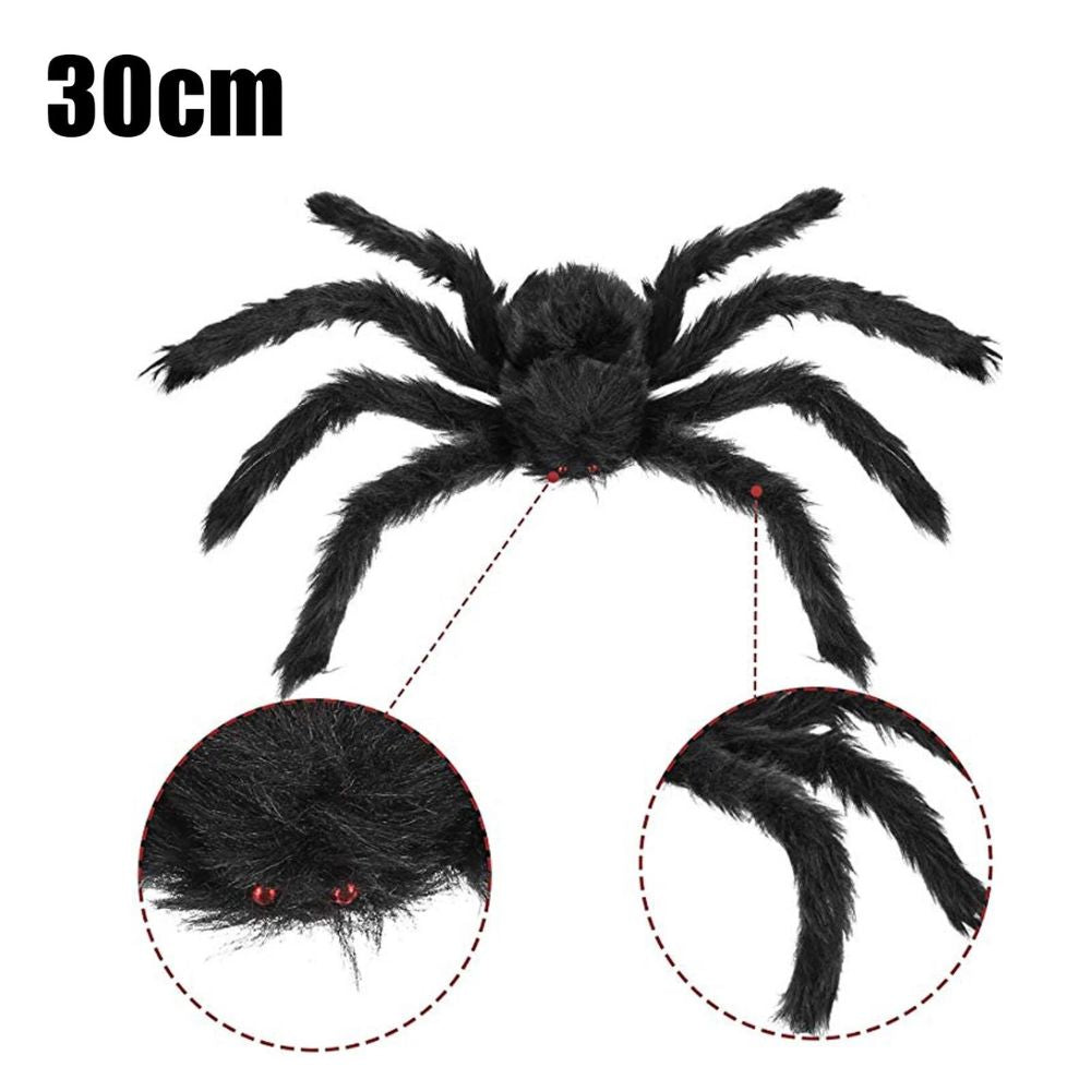 75M-150CM Halloween Giant Spider Decoration Haunted House Prop Indoor Outdoor Party