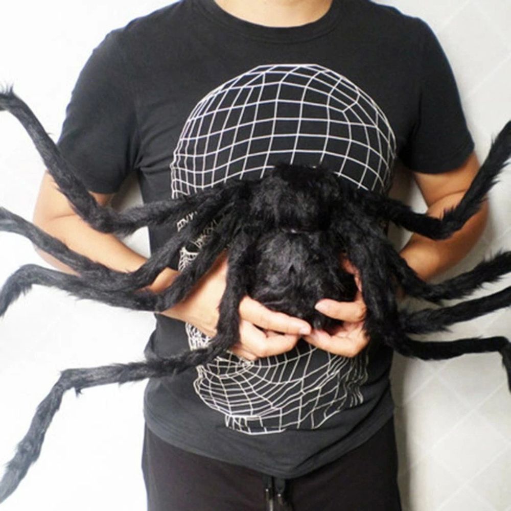 75M-150CM Halloween Giant Spider Decoration Haunted House Prop Indoor Outdoor Party