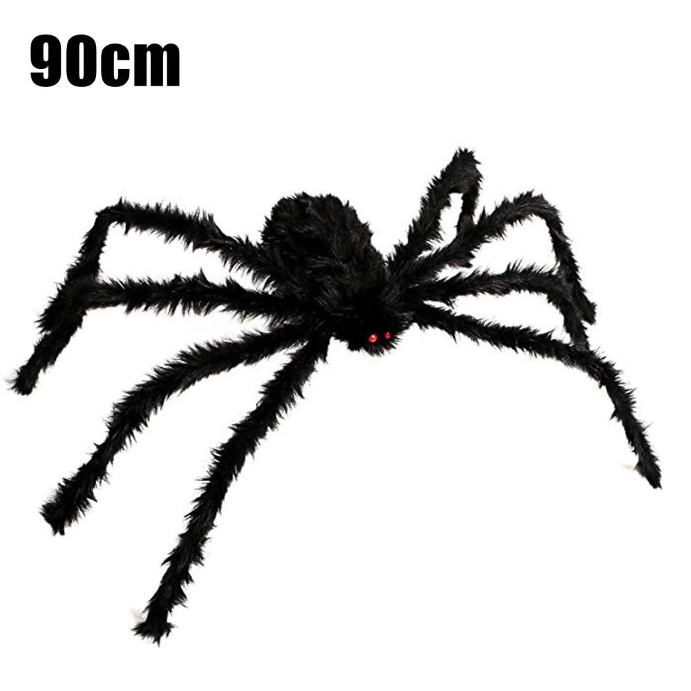 75M-150CM Halloween Giant Spider Decoration Haunted House Prop Indoor Outdoor Party