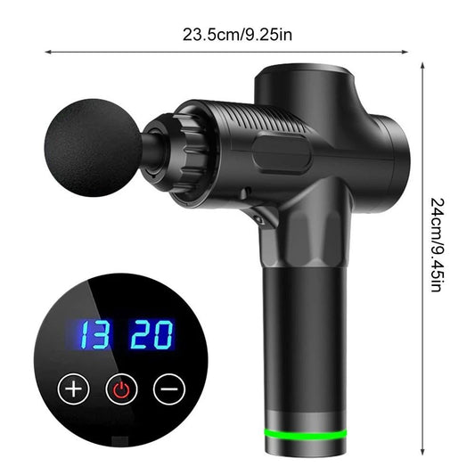 Handheld percussion massage gun