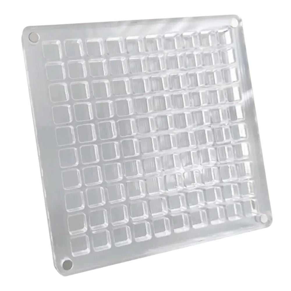 36/64/100Grids Acrylic Magnetic Seashell Display Box Seashell Display Organiser