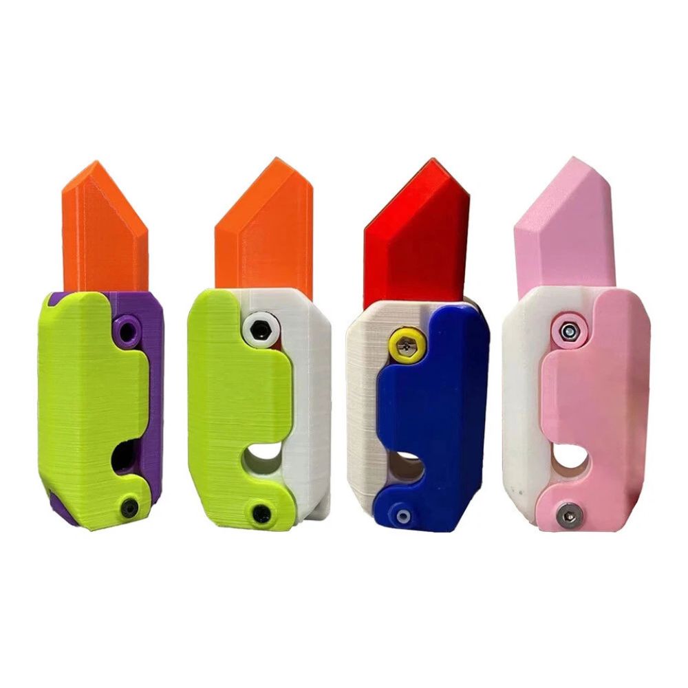 3D Printing Fidget Knife Toy Plastic EDC Anxiety Stress Relief Toys