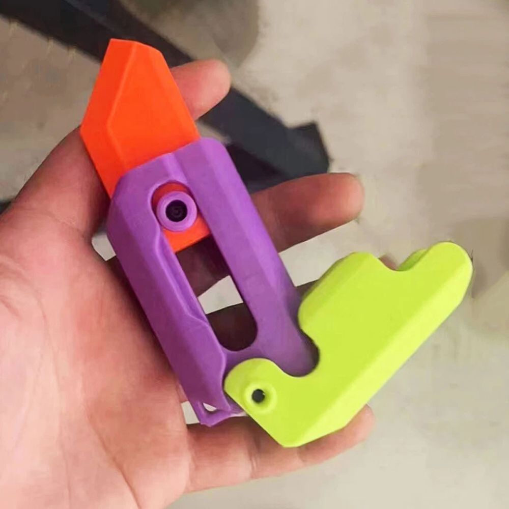 3D Printing Fidget Knife Toy Plastic EDC Anxiety Stress Relief Toys