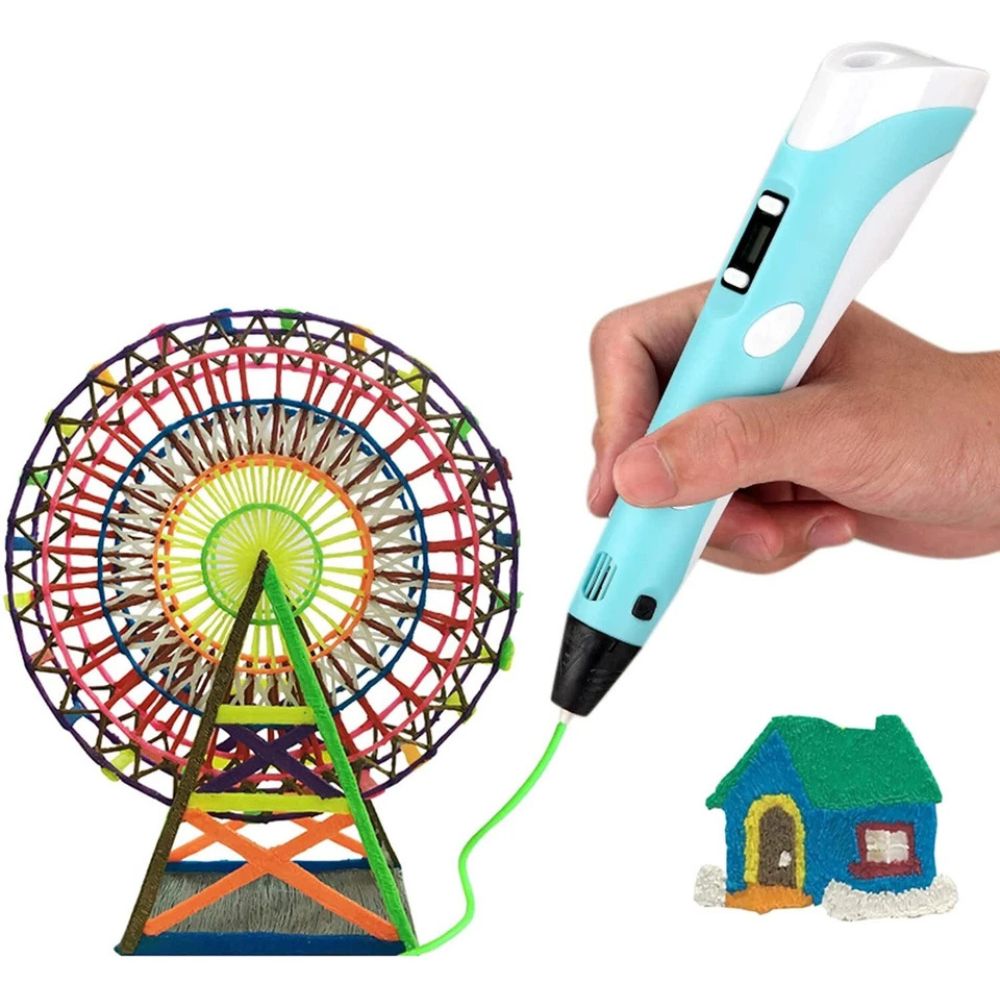 3D Printing Pen Set 12 Colours Doodle Printer Drawing PLA Filament Gift For Kids