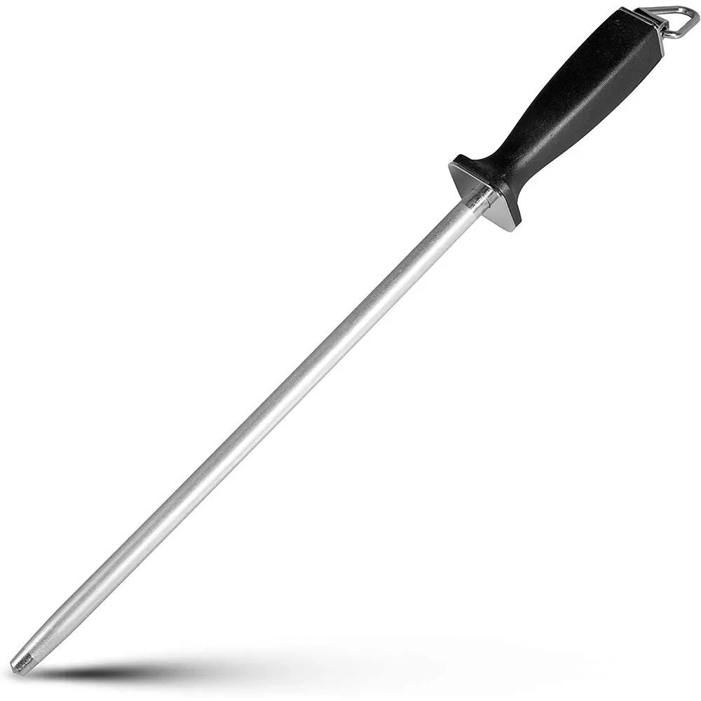 42CM Knife Pro Sharpening Steel Stainless Stick Sharpener Rod