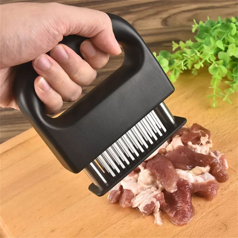 48-Blade Stainless Steel Meat Tenderiser Beef Jaccard Steak Chicken Pouch Hole