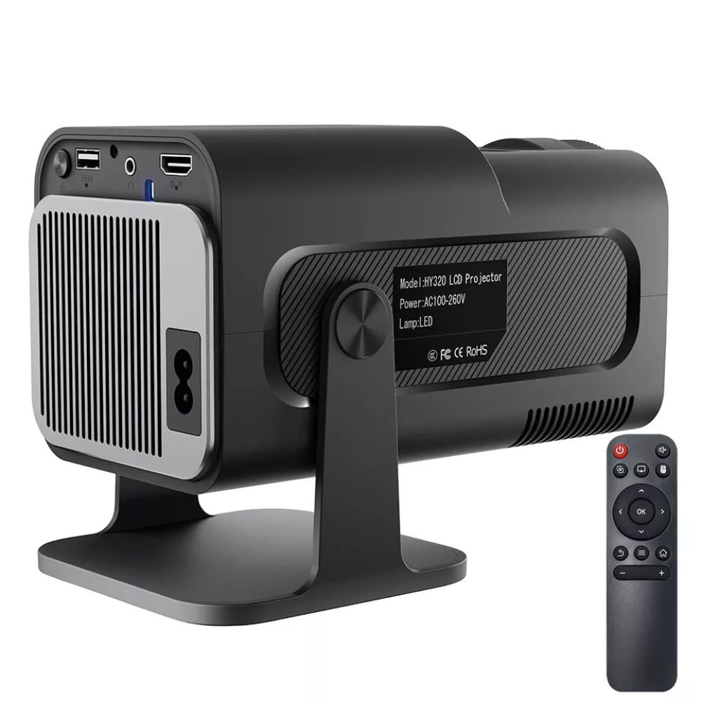 4K 1080P Smart Projector Mini Portable LED Wifi Bluetooth Android Home