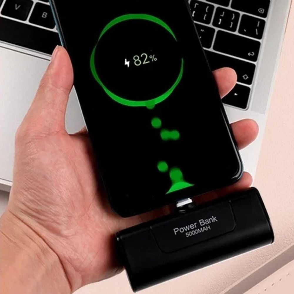 5000mAh Pocket Power Bank Mini Portable Charger Fast Charging Type C Android
