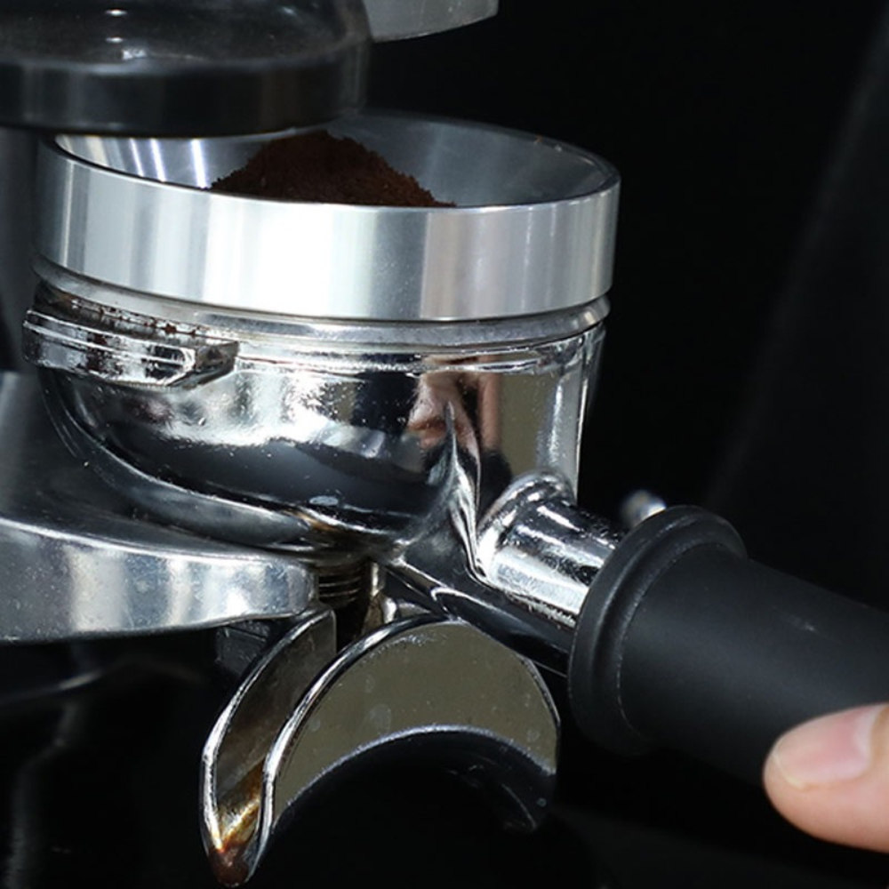 51/53/58mm Coffee Aluminum Dosing Ring Tamper Powder Espresso Funnel Breville