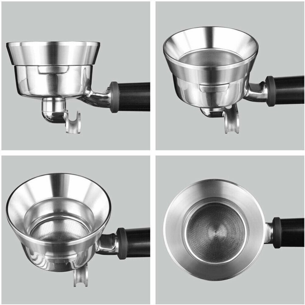 51/53/58mm Coffee Aluminum Dosing Ring Tamper Powder Espresso Funnel Breville