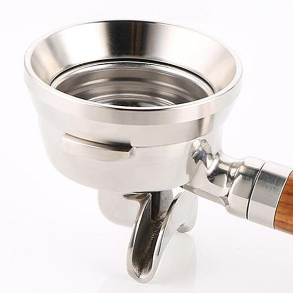 51/53/58mm Coffee Aluminum Dosing Ring Tamper Powder Espresso Funnel Breville