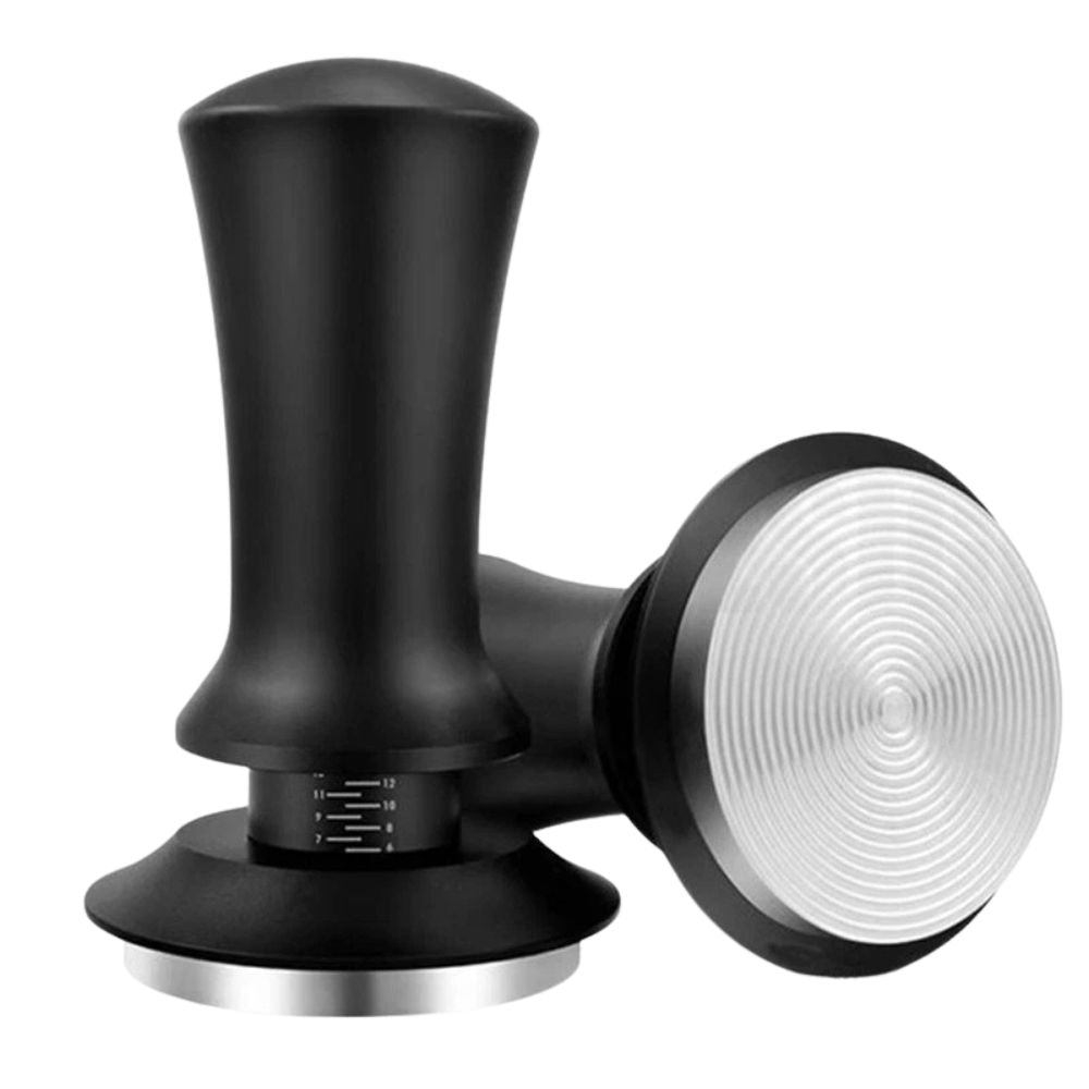 51/53/58mm Espresso Coffee Tamper Calibrated Spring Detachable Tamper Loaded