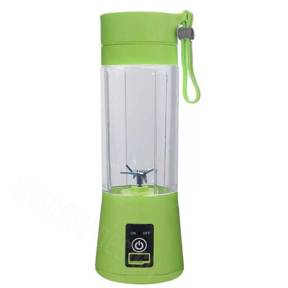 6-Blades Rechargeable Portable USB Electric Fruit Juicer Blender Travel Bottle