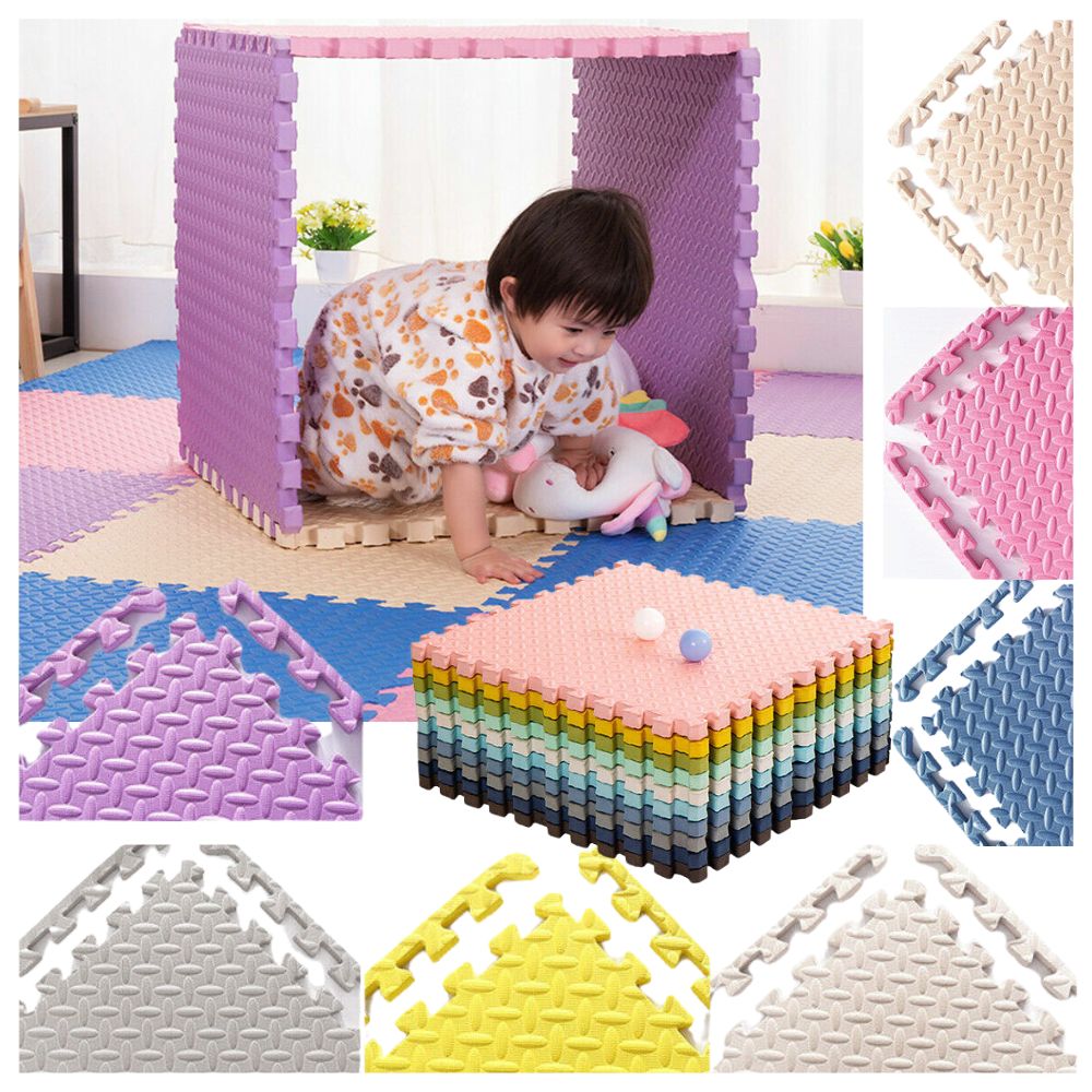 Interlocking Foam Foam Playmat For Baby 16 Montessori Foam Play