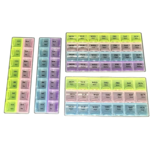 7 Day Pill Box Medicine Tablet Dispenser Organiser Weekly Storage Case Container