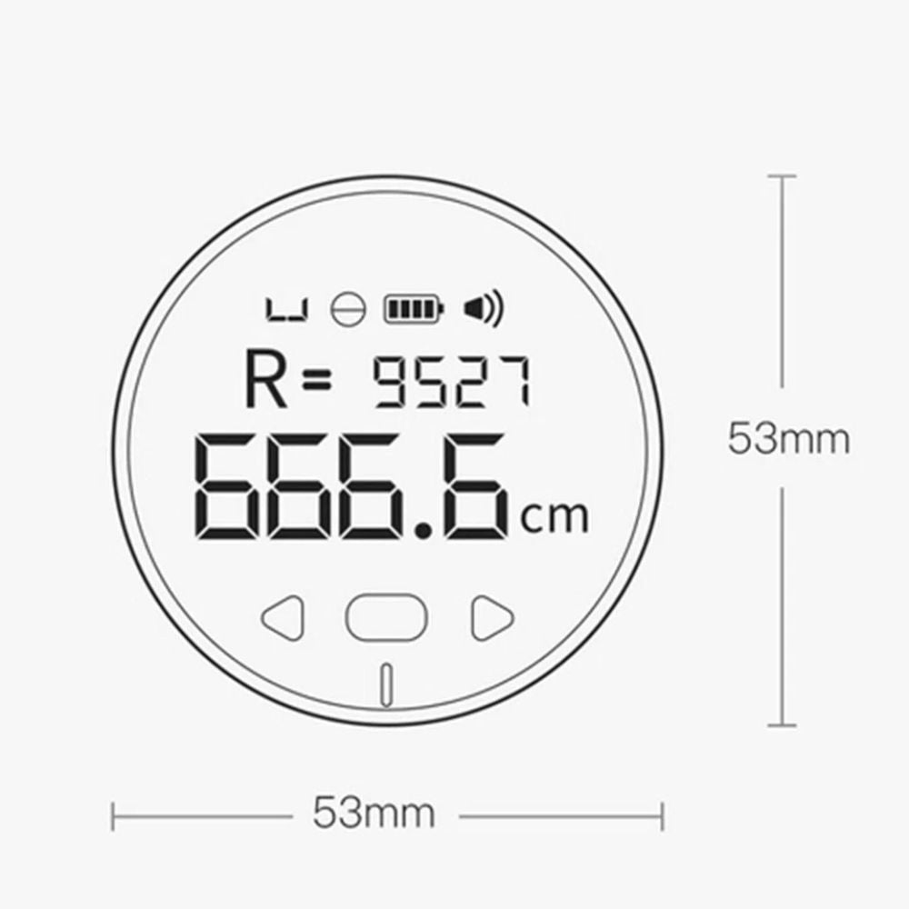 8 in 1 Electronic Tape Measure Rechargeable Digital Ruler LCD Display Type-C