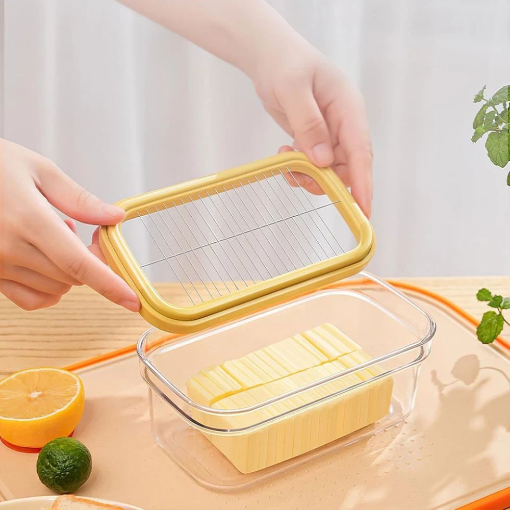 Butter Cutting Box Slicers Case Cheese Slicers Butter Dish Box With Lid