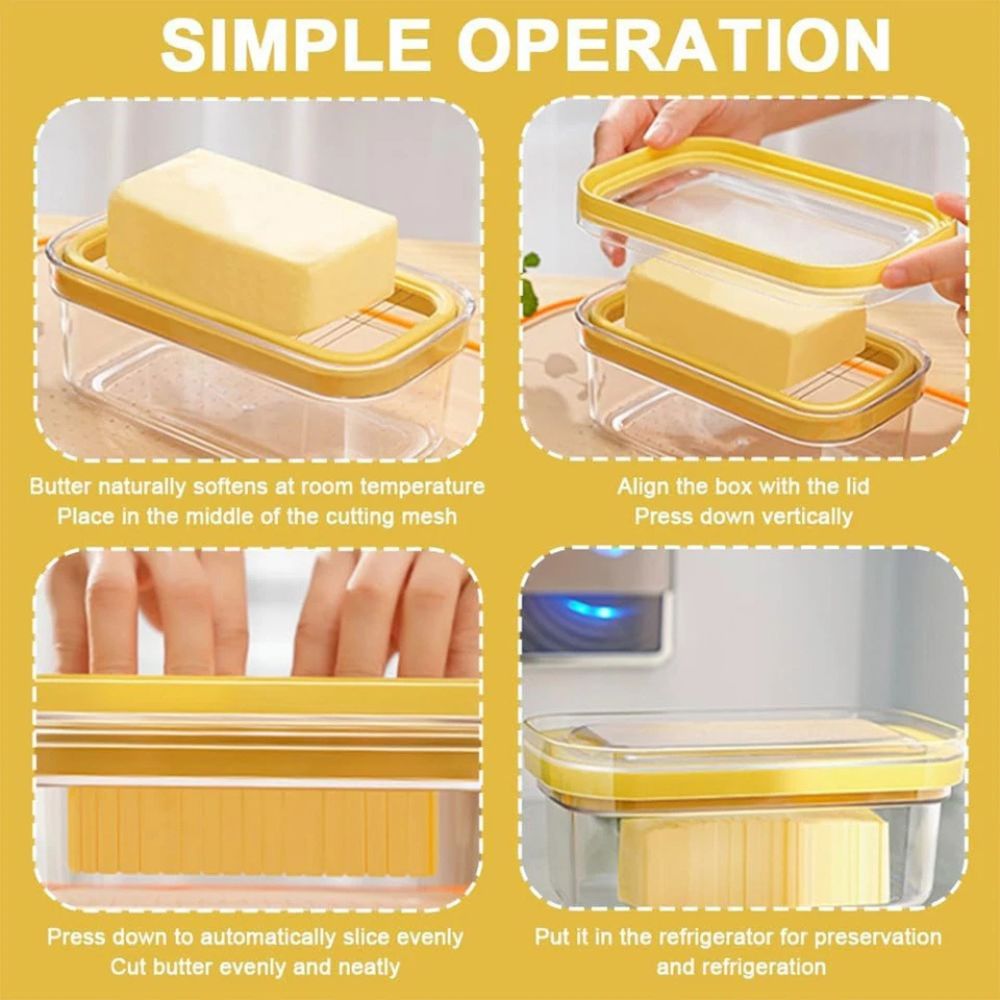 Butter Cutting Box Slicers Case Cheese Slicers Butter Dish Box With Lid