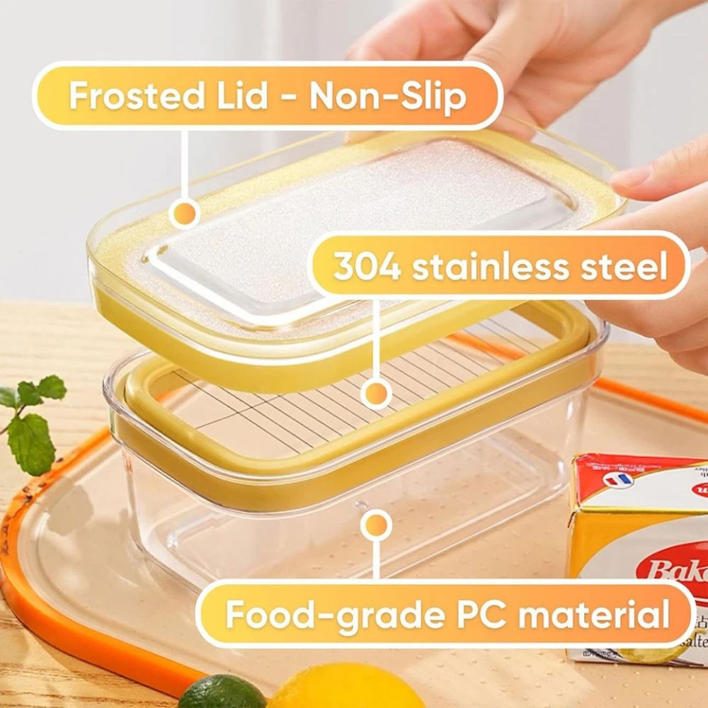 Butter Cutting Box Slicers Case Cheese Slicers Butter Dish Box With Lid