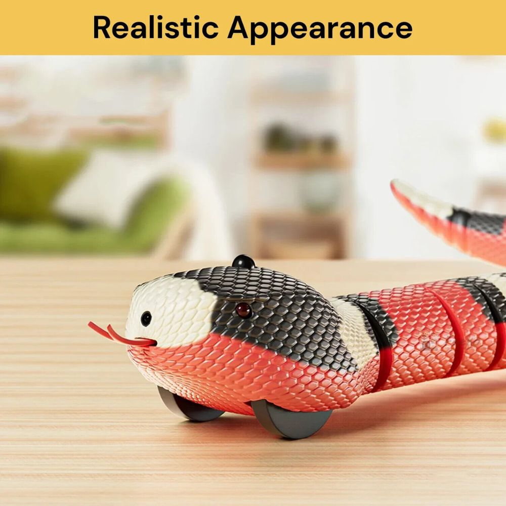 Cat Pet Snake Interactive Toy Smart Sensing Toys Cats USB Charging Electron