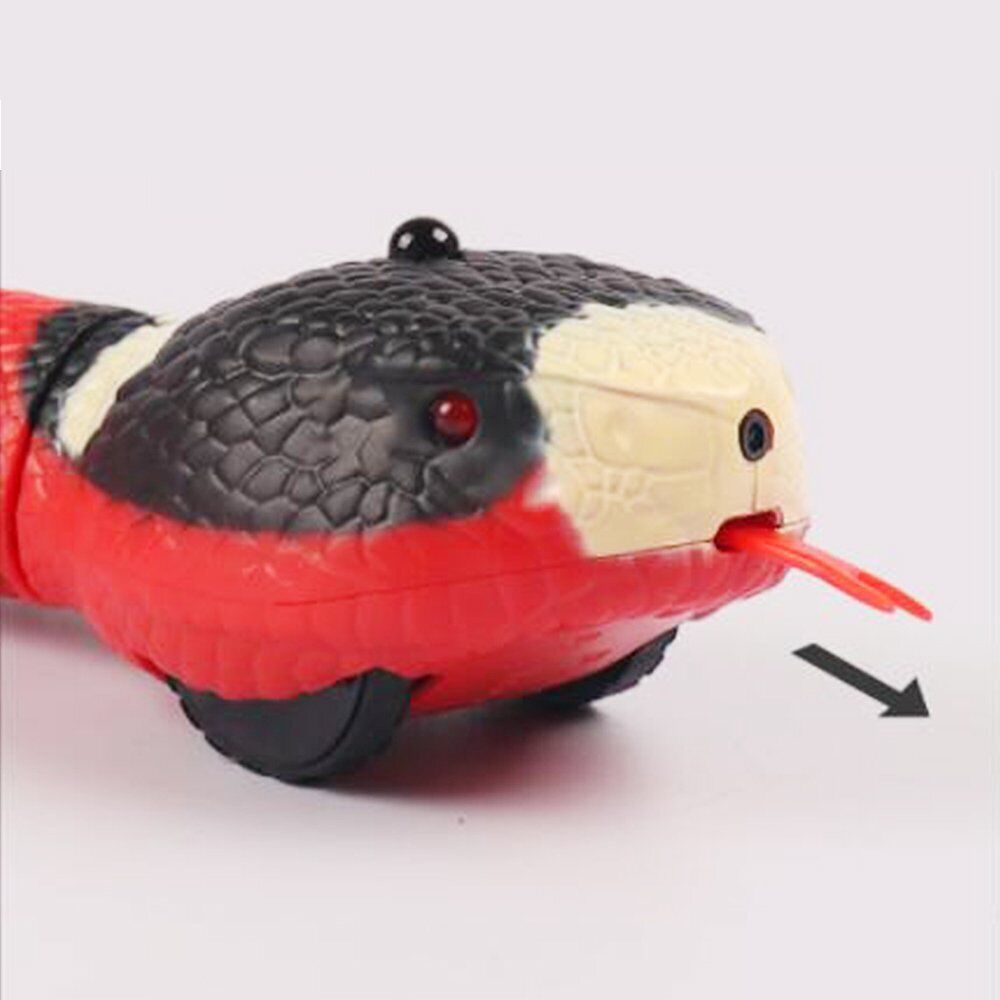 Cat Pet Snake Interactive Toy Smart Sensing Toys Cats USB Charging Electron