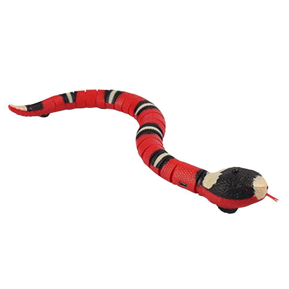 Cat Pet Snake Interactive Toy Smart Sensing Toys Cats USB Charging Electron