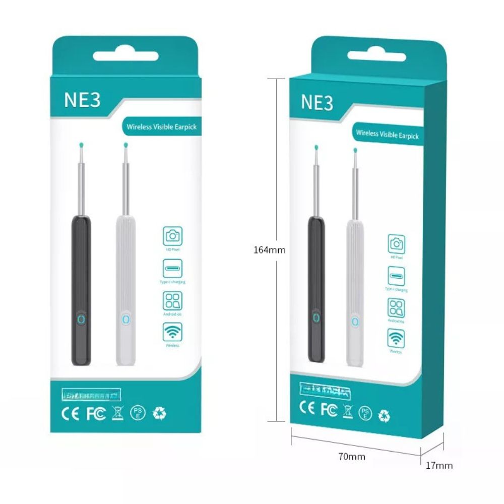 Ear Wax Remover Ear Cleaner Removal Camera LED Light Scoop Cleaning Pick Tool