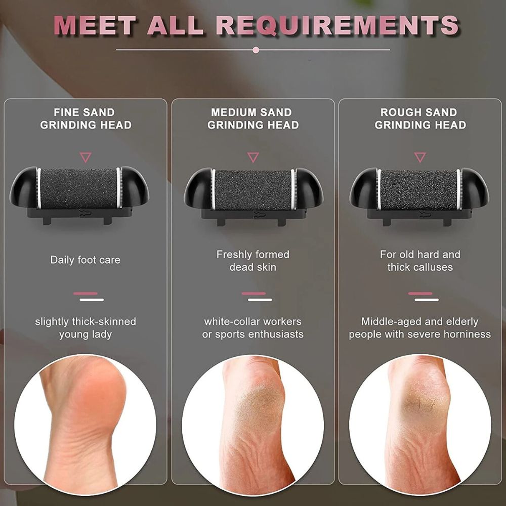 Electric Care Pedicure Foot File Hard Dead Remover Foot Grinder Skin Callus